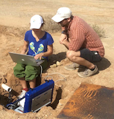 Installation of seismic monitoring station in the area of the King Abdullah Economic City (KAEC). The seismic sensor will record slightest movements of the earth and extract information about earth structure underneath the recording site.