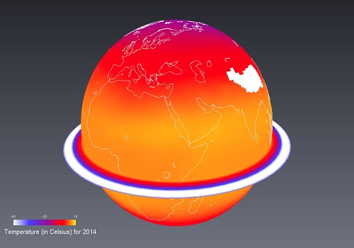 Climate science researchers are embarking on global-scale simulations at finer spatial resolutions, but these put a massive strain on data storage requirements: a data compression scheme reduces this by 98 percent.