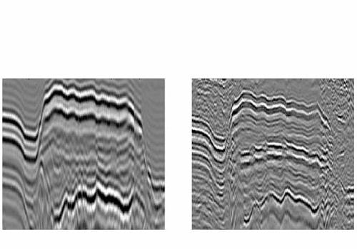 Super-resolution seismic imaging using resonant multiples significantly enhances the resolution of seismic images, providing a more accurate method for oil and gas exploration.