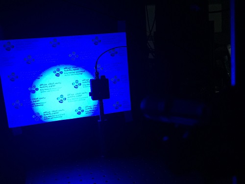 UV-light scattering is used for diffuse line-of-sight optical communications.