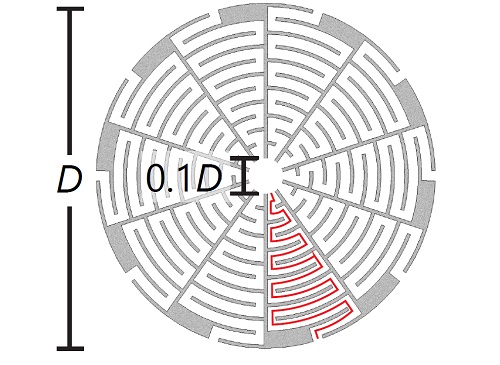 Schematic of the enclosure designed to change the environment around a sound source. The enclosure greatly enhances the power of low-frequency sounds.