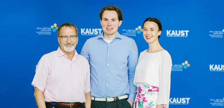 The project's principal investigators (L-R): Nikos Hadjichristidis, Dominik L. Michels and Franziska Lissel.