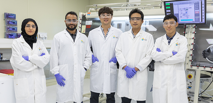 KAUST authors (l-r): Noor Merdad, Partha Maity, Kwang Jae Lee, Lutfan Sinatra, and Ayan A. Zhumekenov.