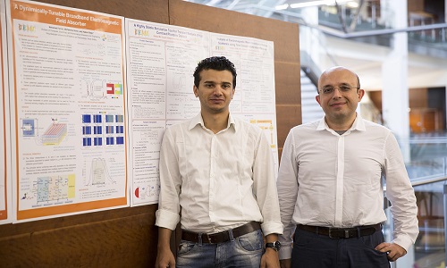 Mohamed Farhat (left) and Hakan Bagci from KAUST’s Division of Computer, Electrical, and Mathematical Sciences and Engineering.