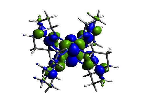 A W2(hpp)4 molecule—molecular doping is a key technique for flexible and low-cost organic semiconductor technologies.