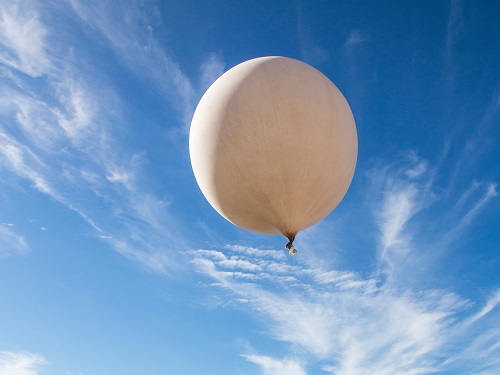 Weather balloons carrying disposable radiosondes are released twice a day at 700 locations around the world to make observations of the upper atmosphere.