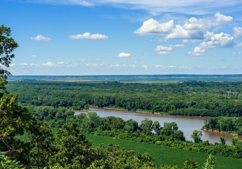 The model was applied to a spatial dataset of the Mississippi River basin in the United States to improve understanding of hydrological processes and climate variability.