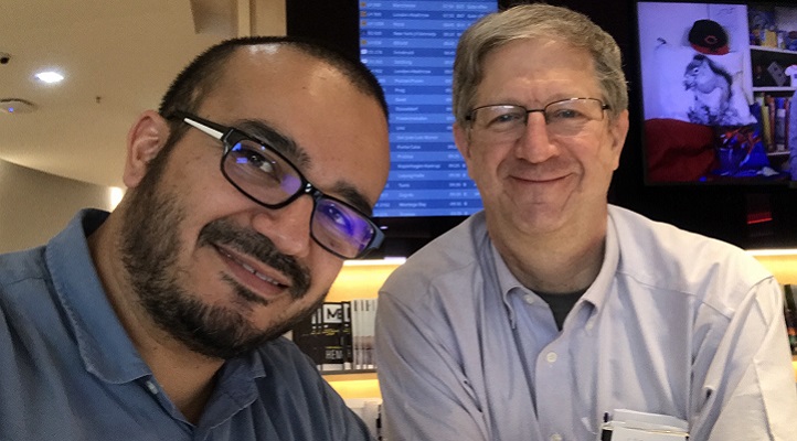 With help from their team at KAUST's Extreme Computing Research Center,  Hatem Ltaief (left) and David Keyes (right) are redesigning numerical algorithms to adapt the mathematical models to the emerging hardware.