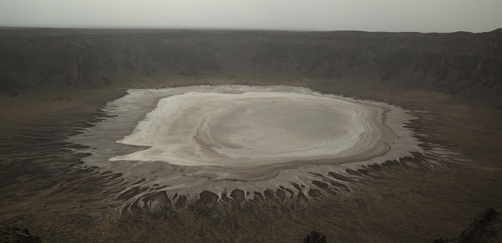 The habitat of the remote Al Wahbah crater, located in western Saudi Arabia, is characterized by low humidity, high evaporation rates and limited rainfall.