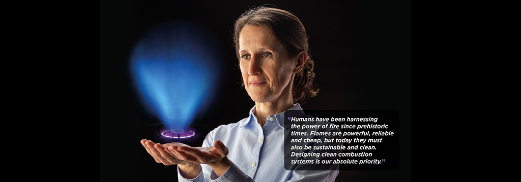 Deanna Lacoste is among a generation of researchers investigating the control of combustion for reducing emissions.