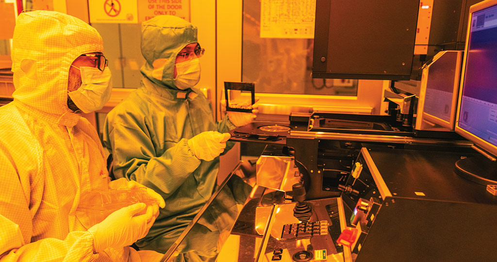 The micro-LED was developed in KAUST's state-of-the-art Nanofabrication Core Lab.